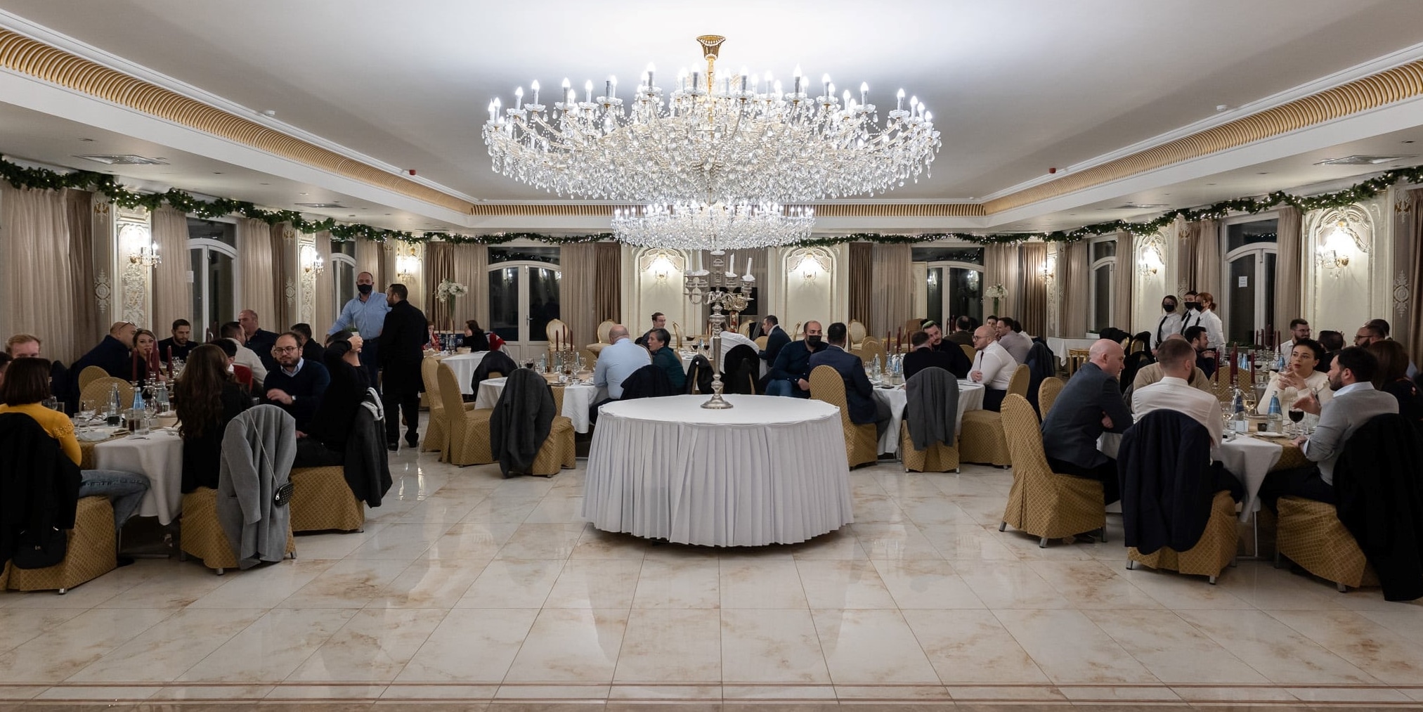 Ballroom at Arkafort's 2021 Christmas Dinner